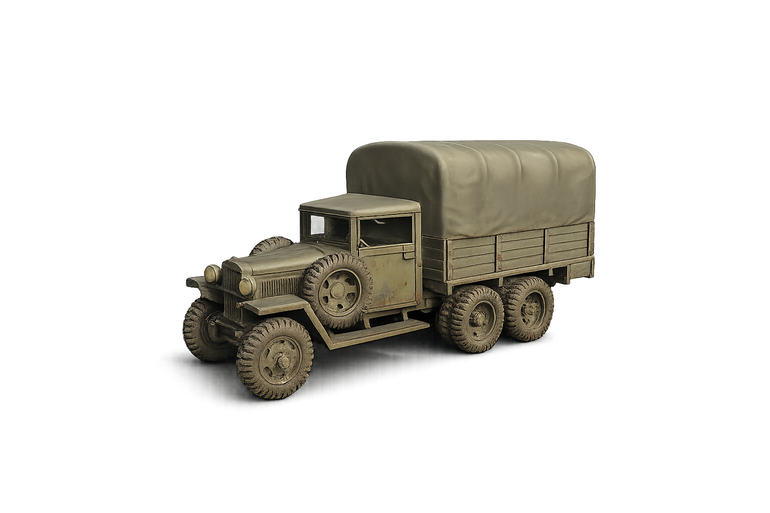 GAZ AAA mit Pritsche mit Planen-Aufbau