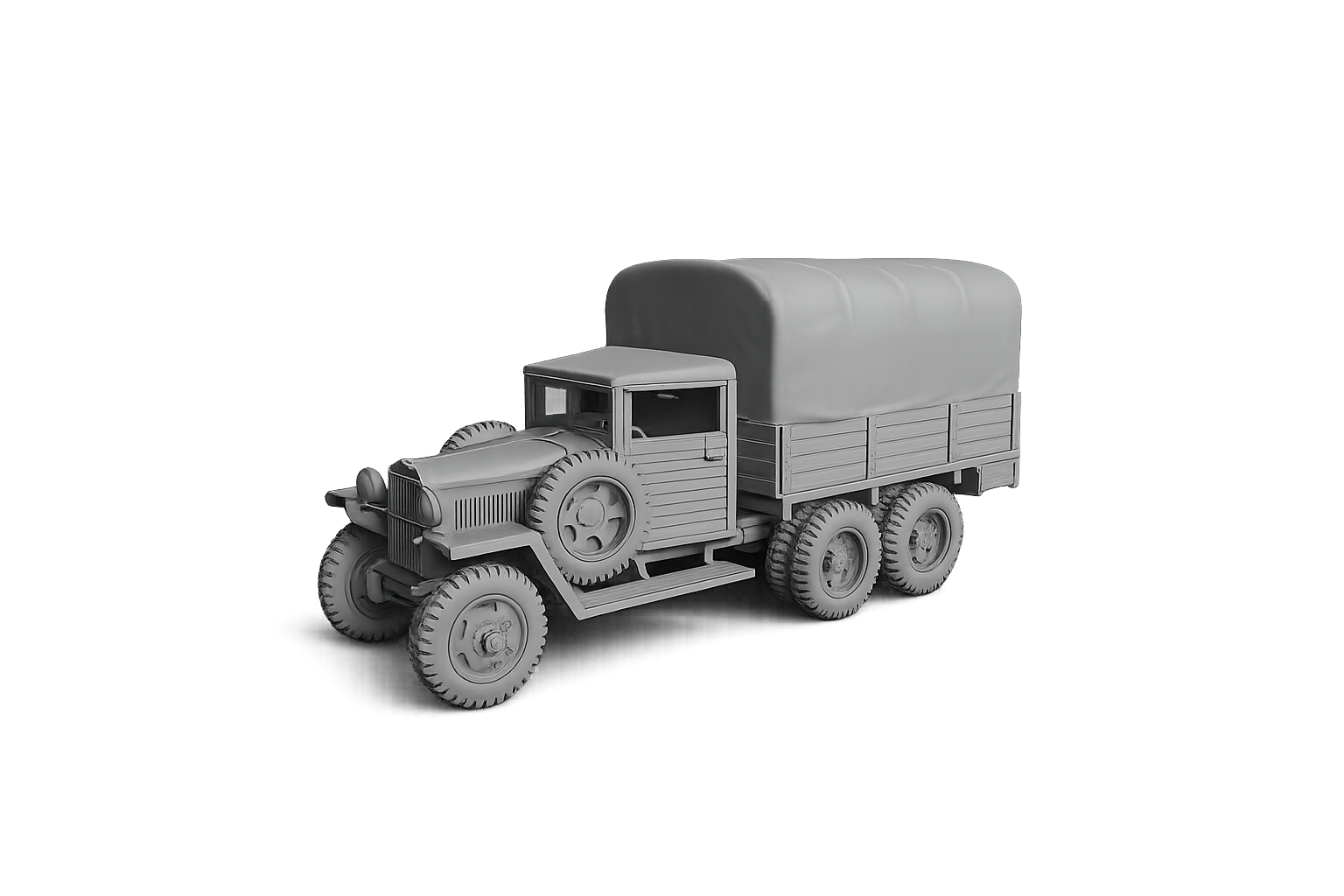 GAZ AAA mit Pritsche mit Planen-Aufbau