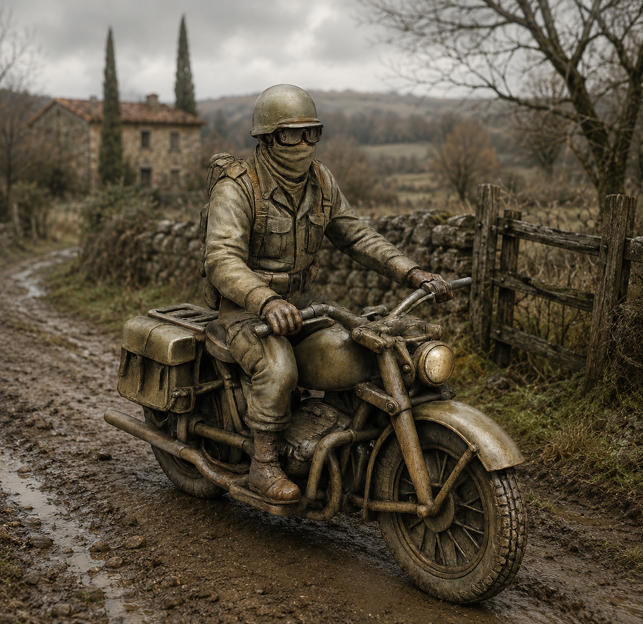 Indian 841 Experimentelles schweres Militärmotorrad