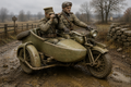 Sokół 1000 CWS M111 Schweres Militärmotorrad