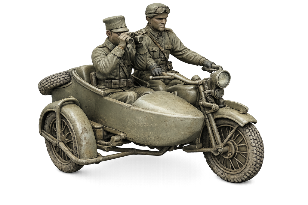 Sokół 1000 CWS M111 Schweres Militärmotorrad
