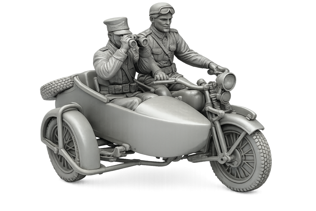 Sokół 1000 CWS M111 Schweres Militärmotorrad
