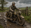 BSA M20 inkl. Fahrer