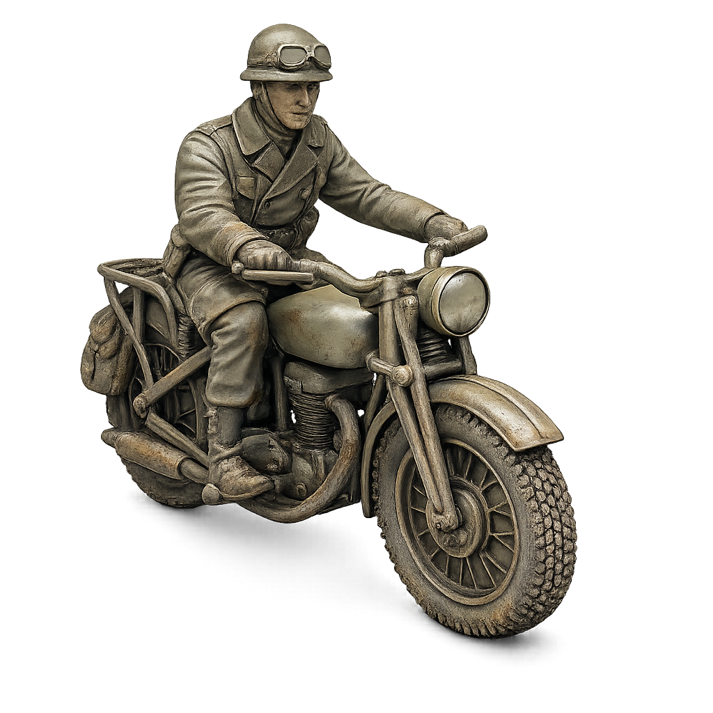 BSA M20 inkl. Fahrer