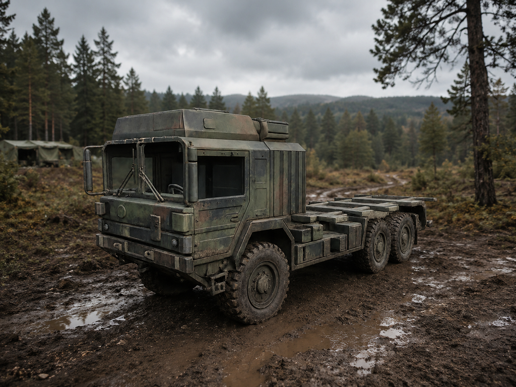 MAN HX58 Militärlastkraftwagen ohne Aufbau
