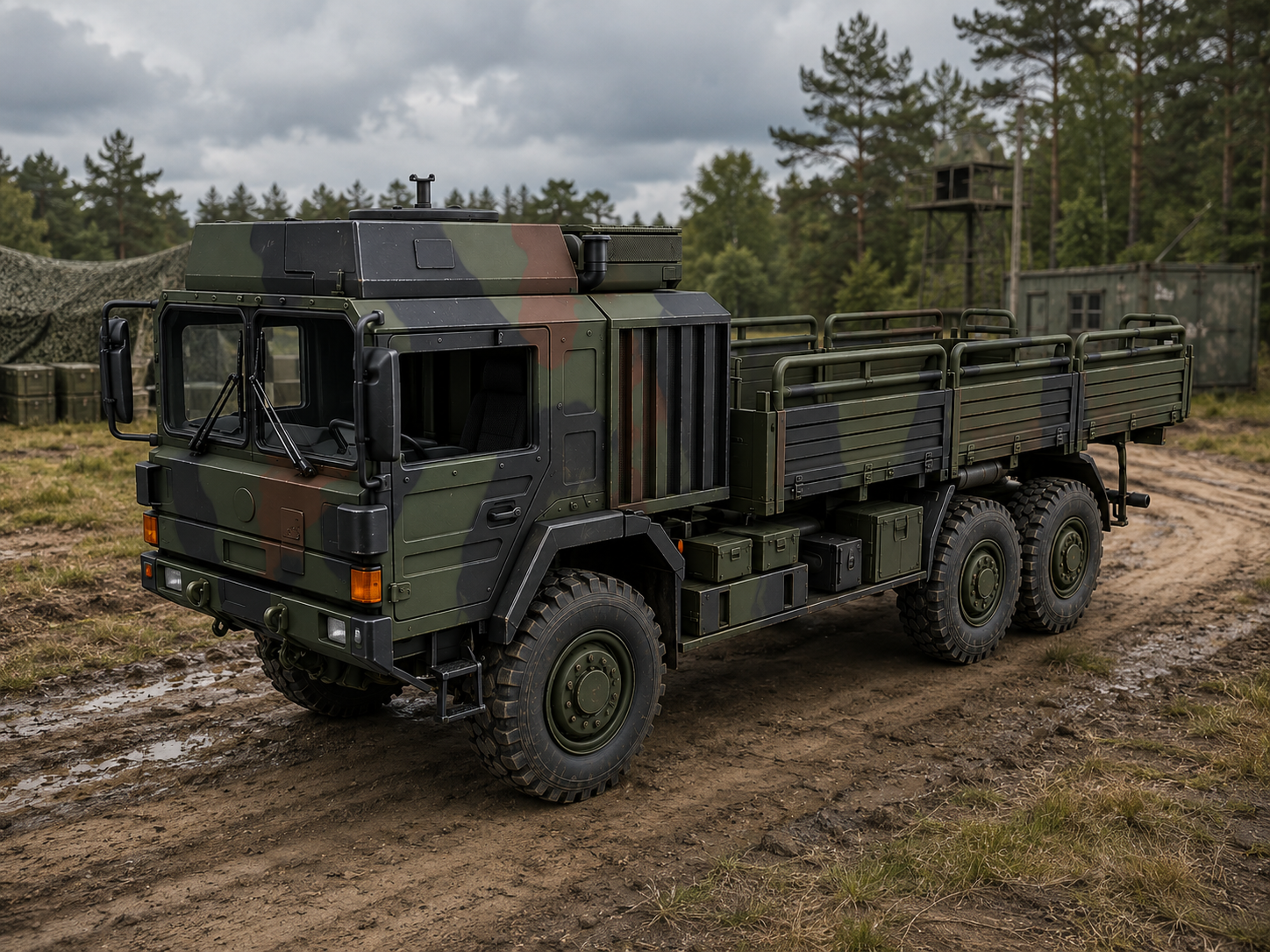 MAN HX58 Militärlastkraftwagen Offene Pritsche Typ 02