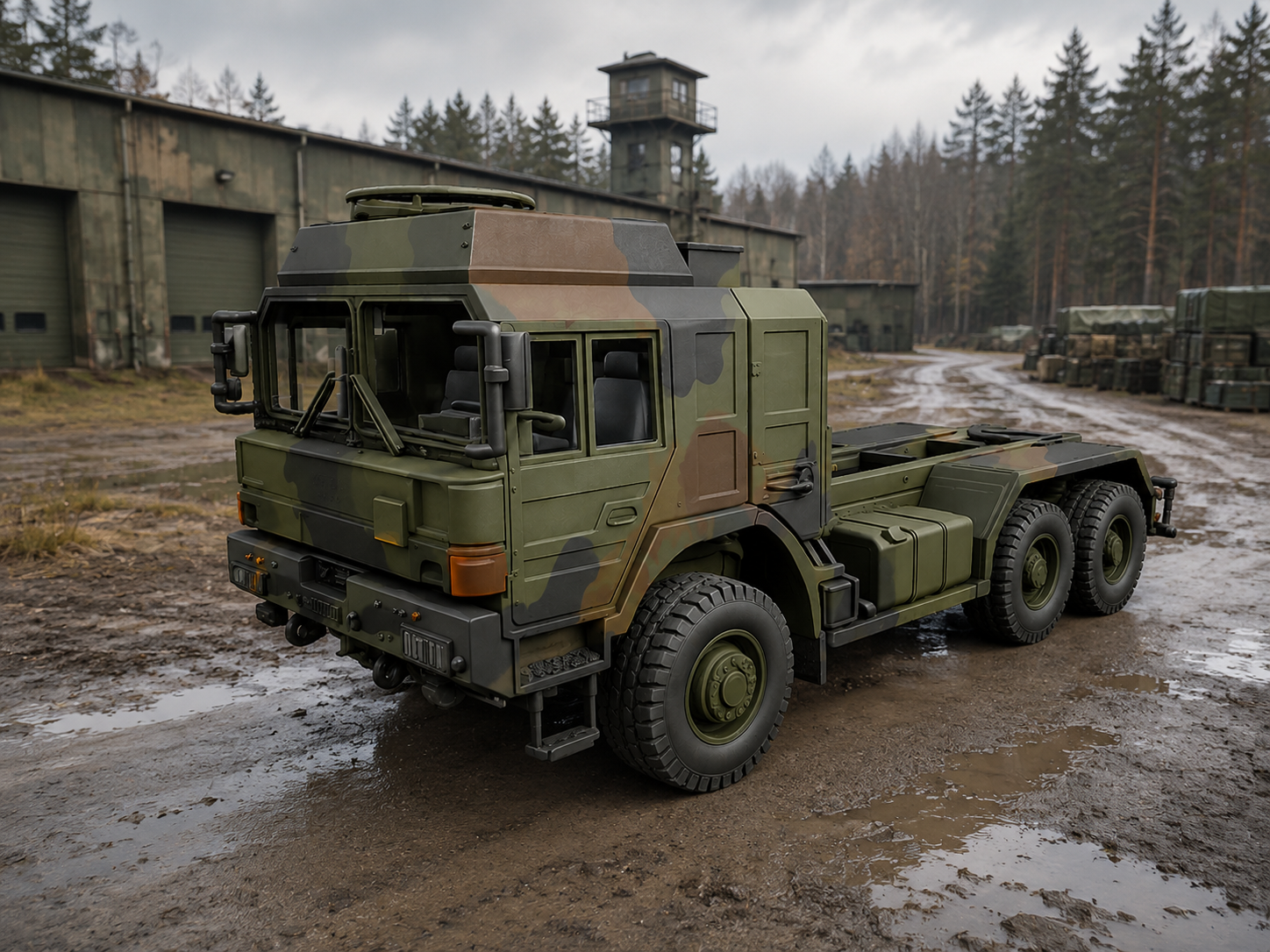 RMMV HX2 6×6 Fahrgestell mit Fahrerhaus ohne rückwärtigen Aufbau