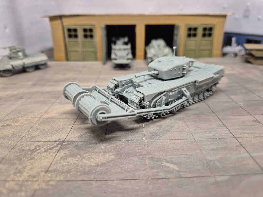Churchill AVRE Mk. IV Bobbin Type B Gepanzerter Pionier- und Fahrbahnlegepanzer