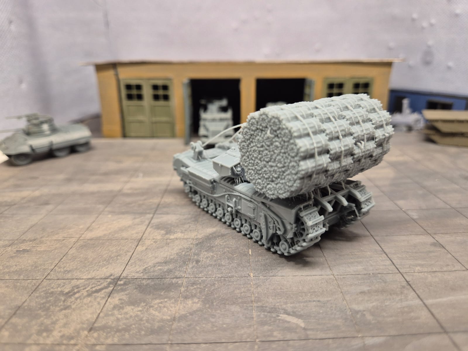 Churchill Mk. IV Gepanzerter Pionier- und Hindernisräumpanzer mit Faschinenträger