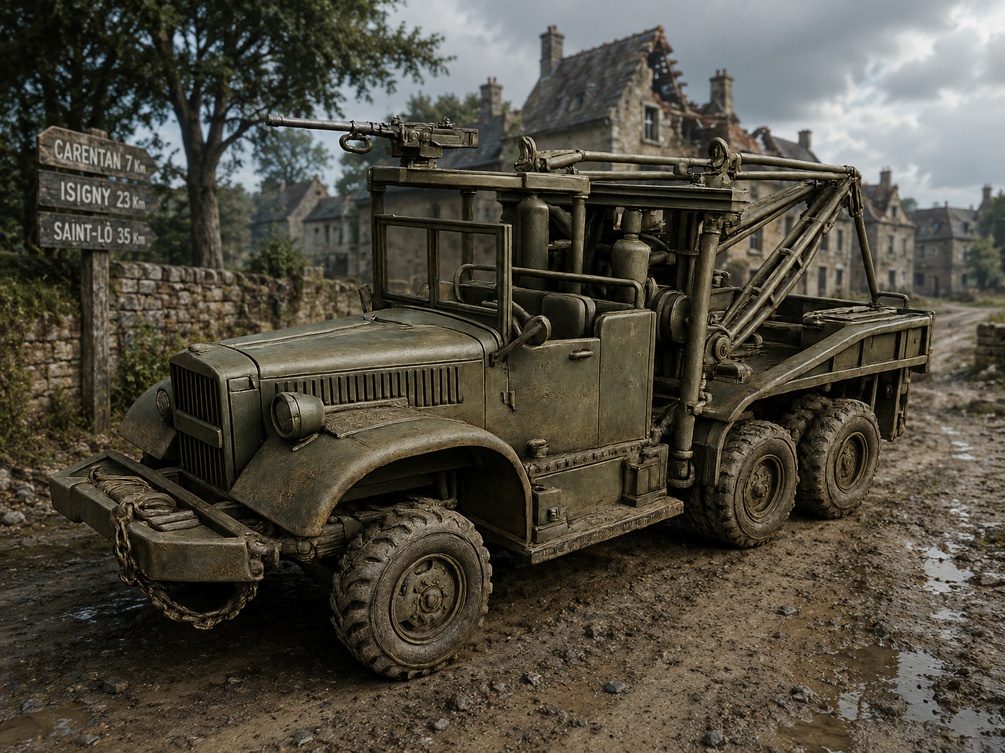 Diamond T 969A Abschleppwagen