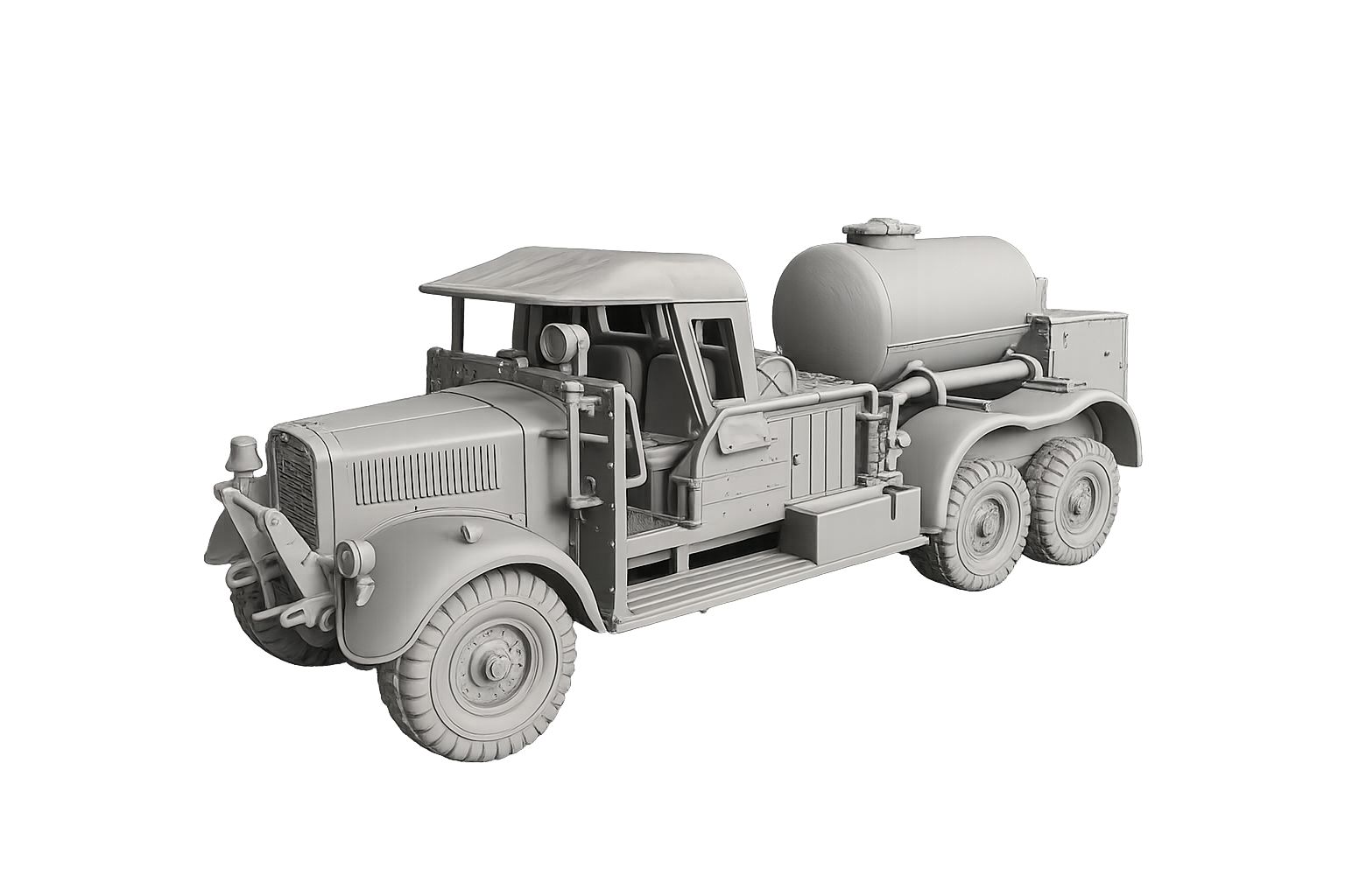 Fordson WOT1 mit großen Schaumstofftank Flugfeldfeuerwehr