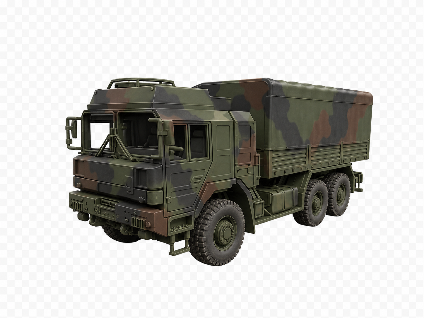 RMMV HX2 6×6 Pritsche mit geschlossenem Planen-Aufbau Typ 02