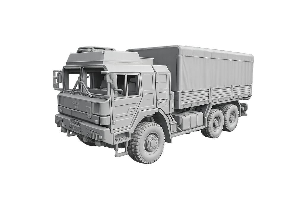 RMMV HX2 6×6 Pritsche mit geschlossenem Planen-Aufbau Typ 02