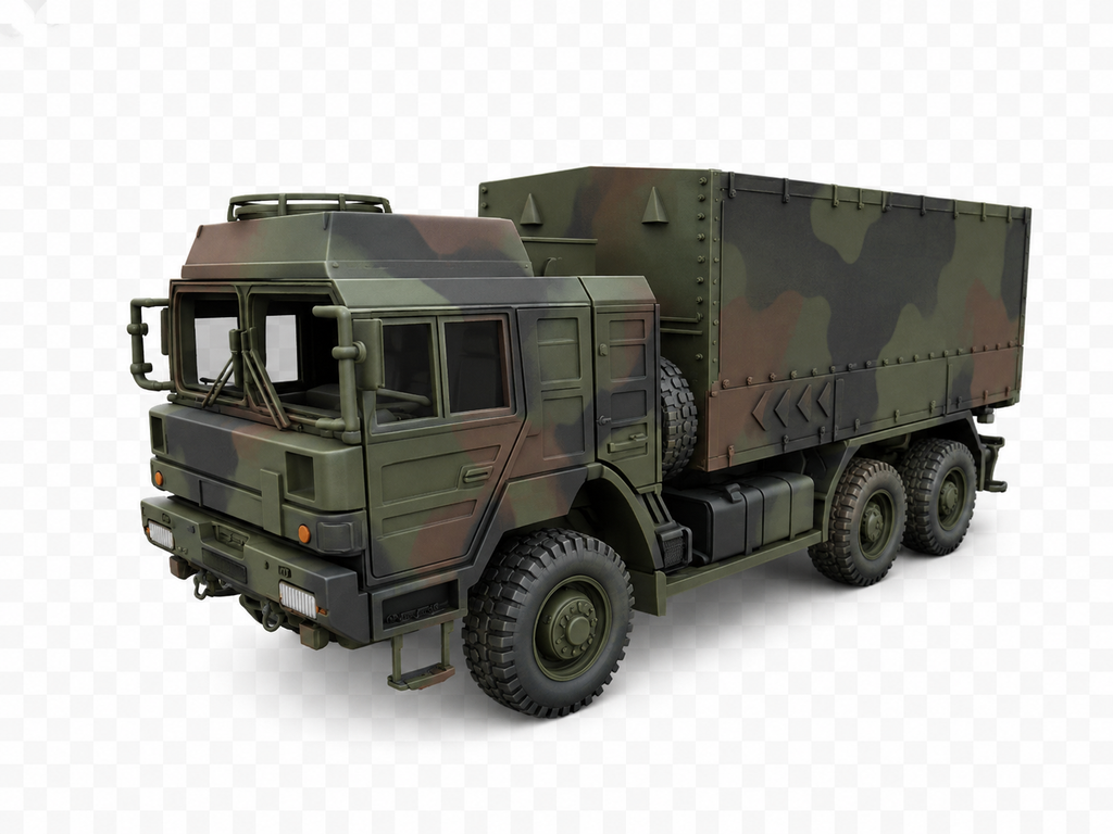 RMMV HX2 6×6 Pritsche mit geschlossenem Planen-Aufbau Typ 01
