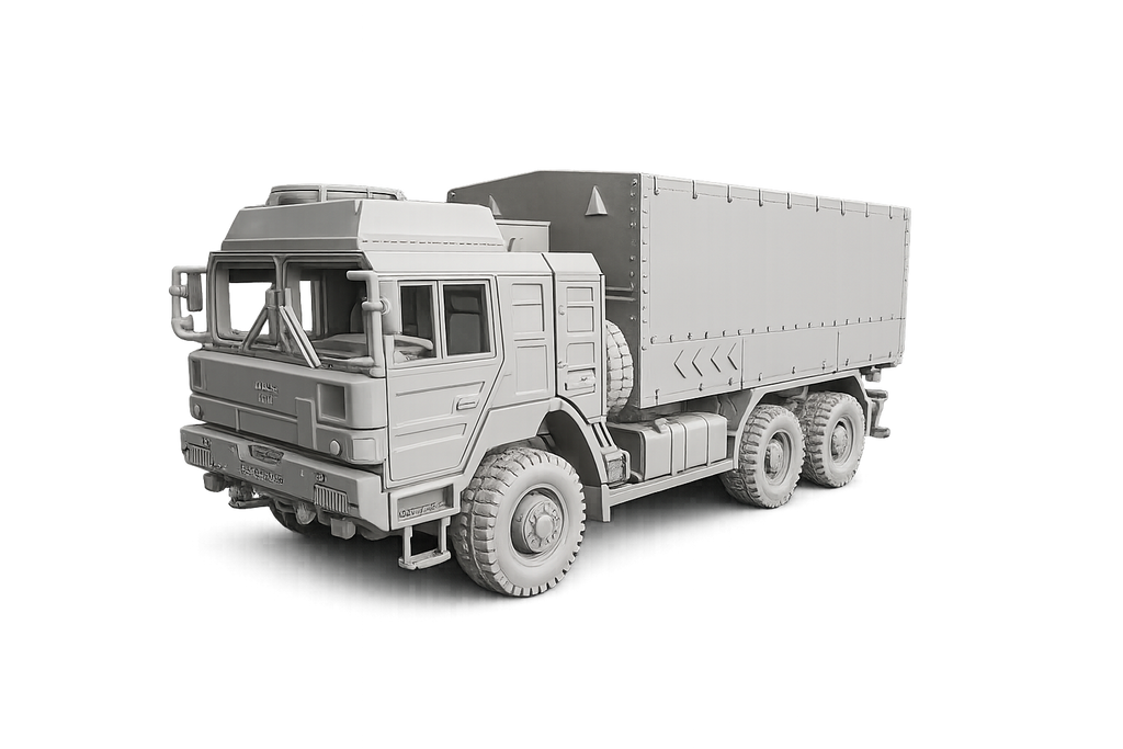 RMMV HX2 6×6 Pritsche mit geschlossenem Planen-Aufbau Typ 01