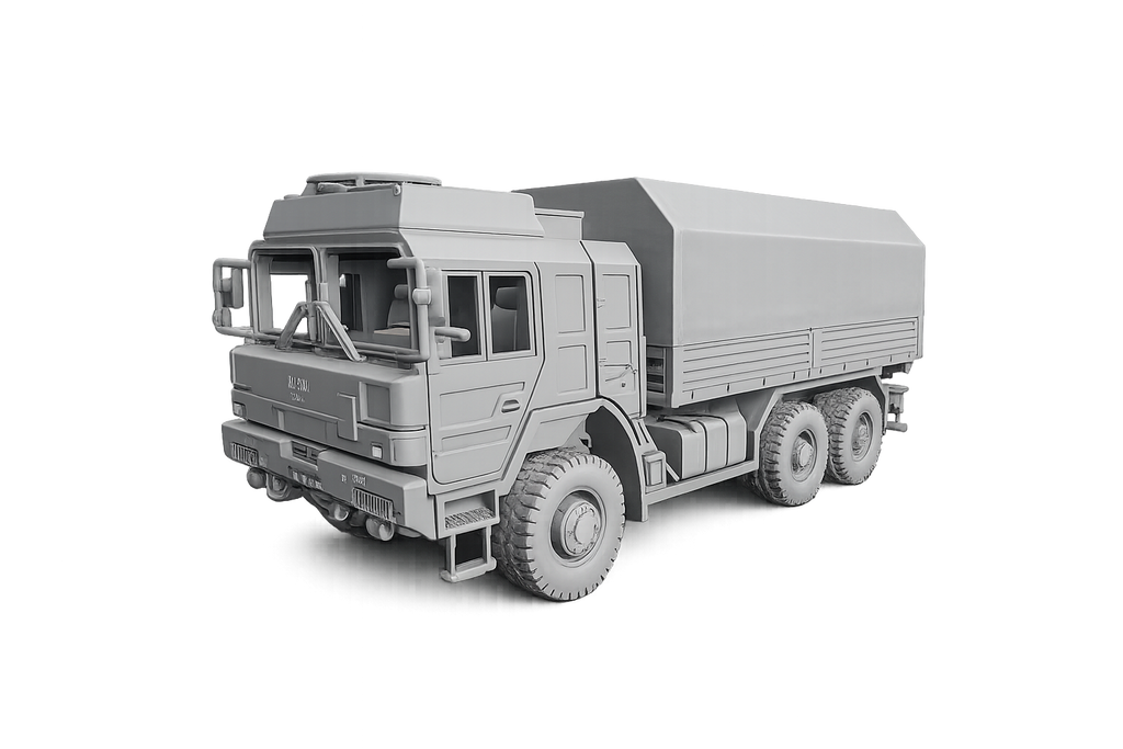 RMMV HX2 6×6 Geschütztes Fahrerhaus mit geschlossener, geschützter Pritsche