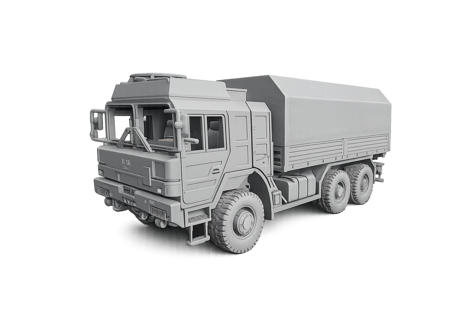 RMMV HX2 6×6 Geschütztes Fahrerhaus mit geschlossener, geschützter Pritsche
