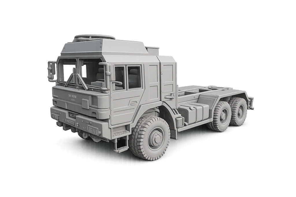 RMMV HX2 6×6 Fahrgestell mit Fahrerhaus ohne rückwärtigen Aufbau