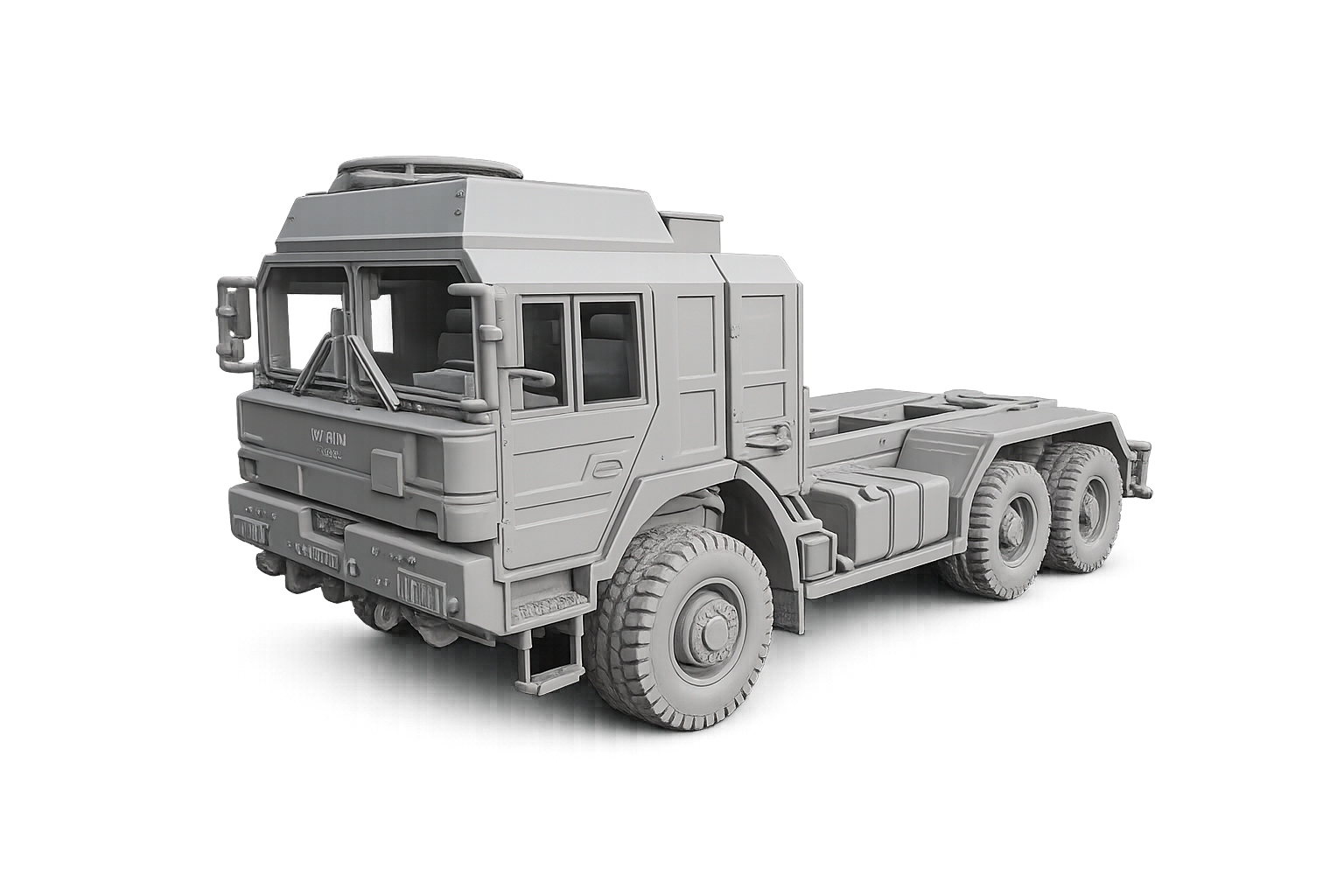 RMMV HX2 6×6 Fahrgestell mit Fahrerhaus ohne rückwärtigen Aufbau
