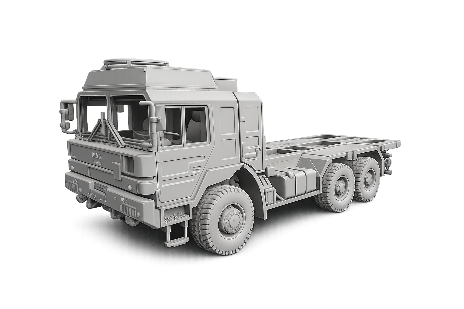 RMMV HX2 6×6 Containerchassis-Aufbau