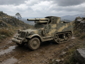 M3 GMC Selbstfahrende 75 mm Panzerabwehrkanone und Feuerunterstützungsfahrzeug