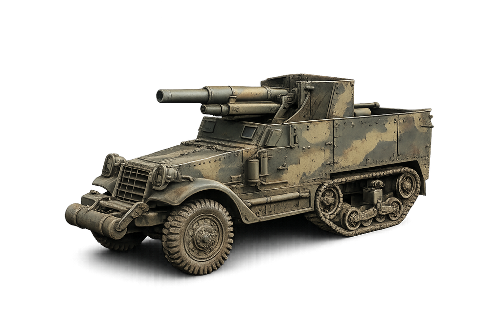 M3 GMC Selbstfahrende 75 mm Panzerabwehrkanone und Feuerunterstützungsfahrzeug