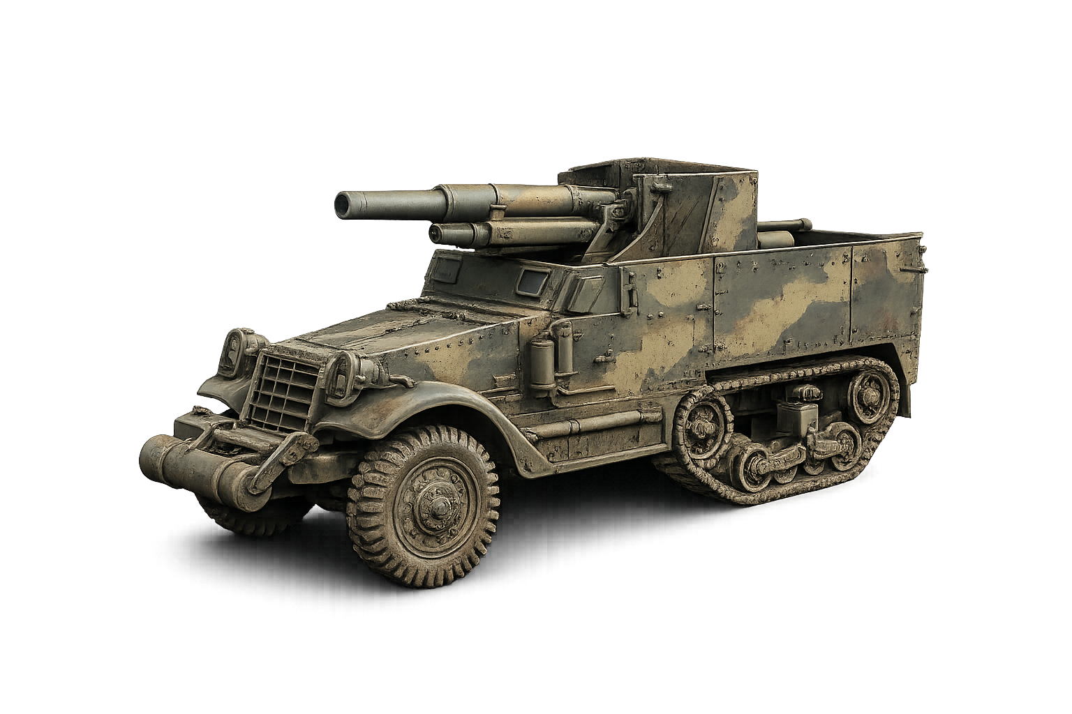 M3 GMC Selbstfahrende 75 mm Panzerabwehrkanone und Feuerunterstützungsfahrzeug