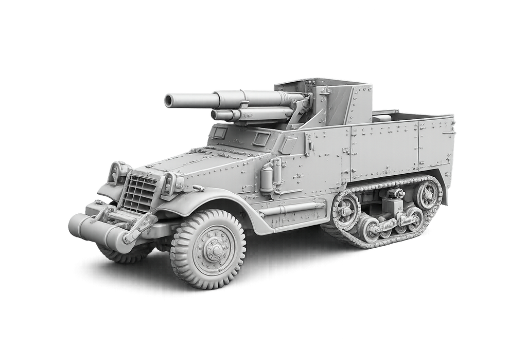 M3 GMC Selbstfahrende 75 mm Panzerabwehrkanone und Feuerunterstützungsfahrzeug
