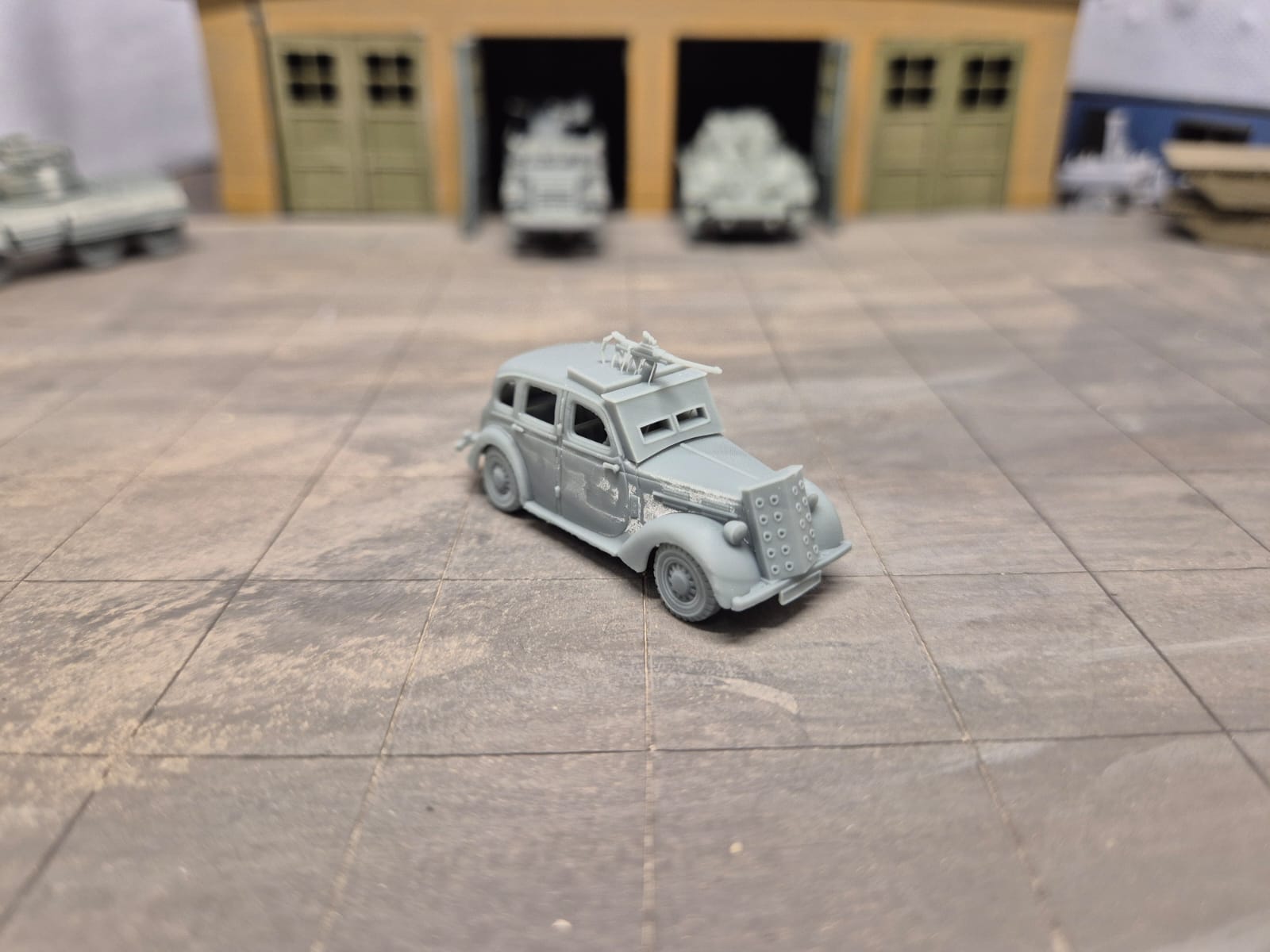 Home Guard „Malcolm Campbell“ Improvisierter leichter Panzerwagen