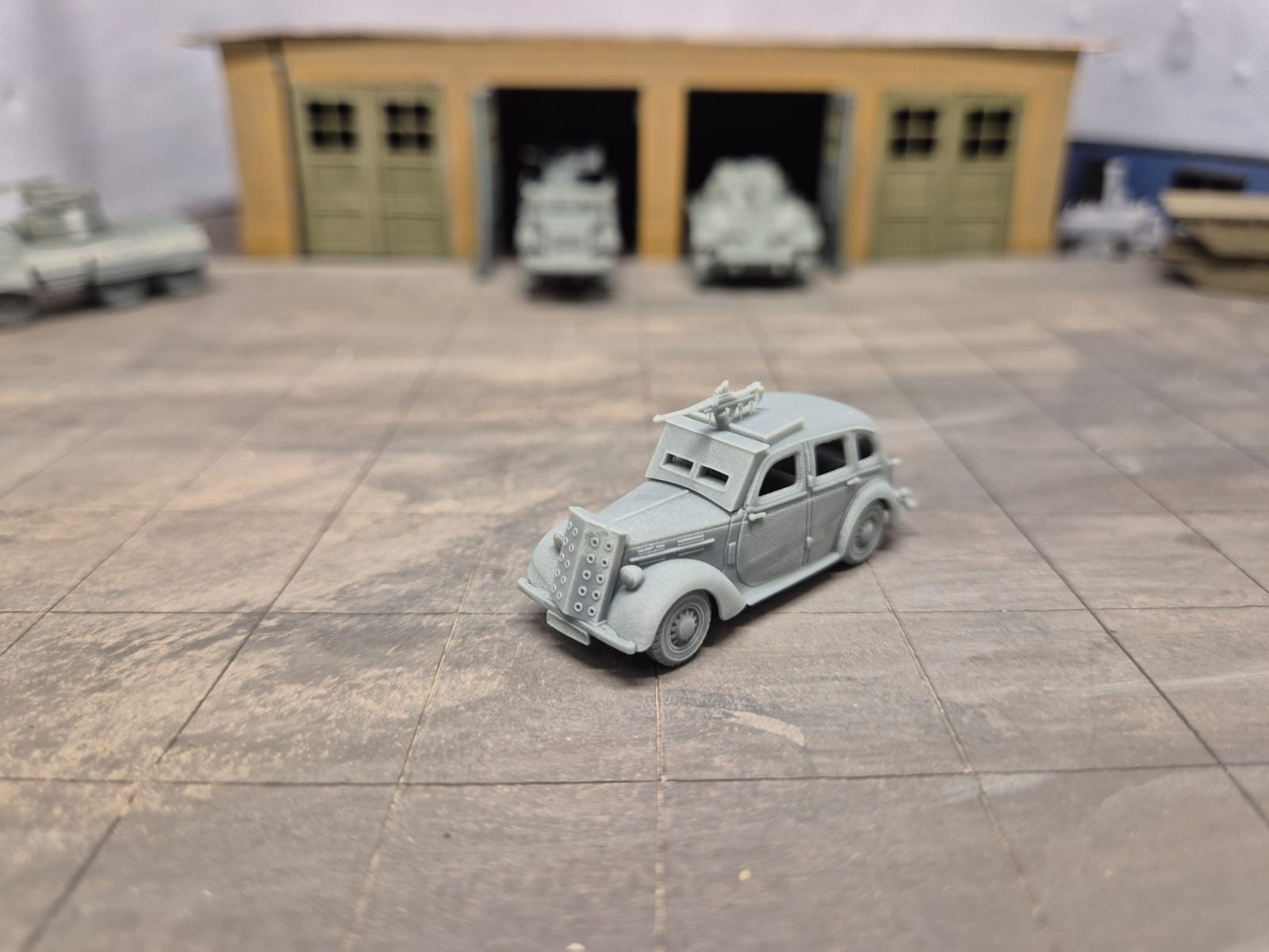 Home Guard „Malcolm Campbell“ Improvisierter leichter Panzerwagen