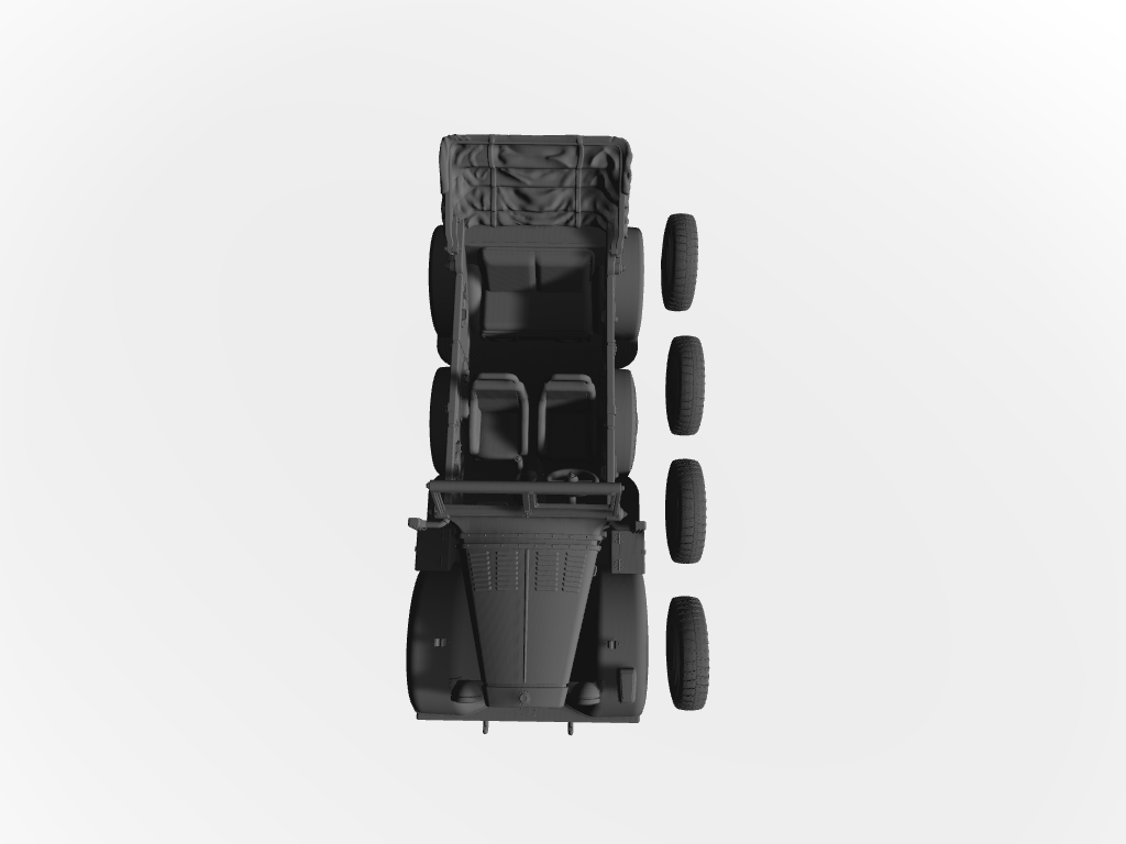 Kfz. 15 Mittlerer geländegängiger Einheits-Pkw Horch 901 Nachrichten- und Verbindungsfahrzeug