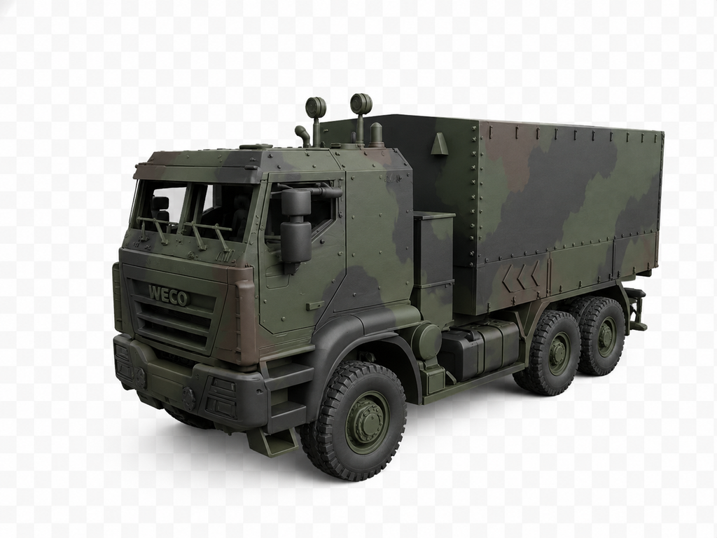 IVECO Trakker 6×6 Pritsche mit Planenaufbau Typ 01