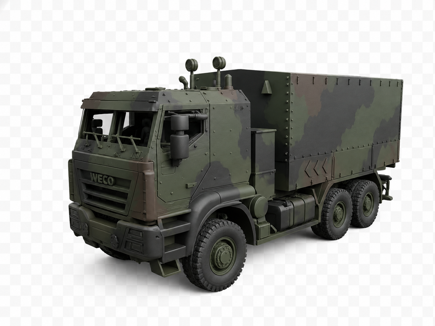 IVECO Trakker 6×6 Pritsche mit Planenaufbau Typ 01