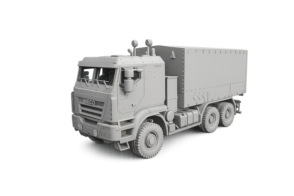 IVECO Trakker 6×6 Pritsche mit Planenaufbau Typ 01
