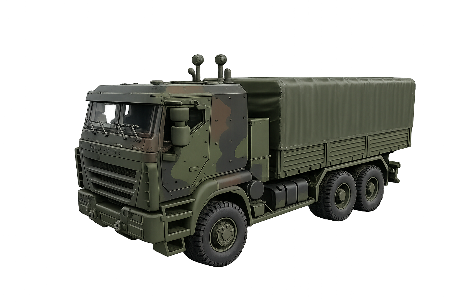 IVECO Trakker 6×6 Pritsche mit Planenaufbau Typ 02