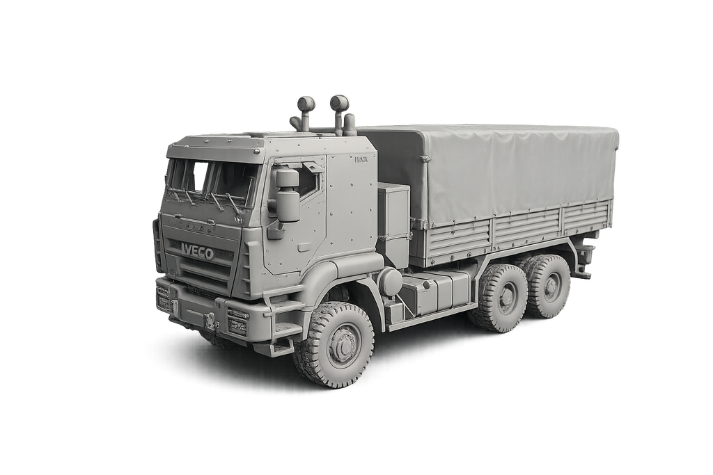 IVECO Trakker 6×6 Pritsche mit Planenaufbau Typ 02