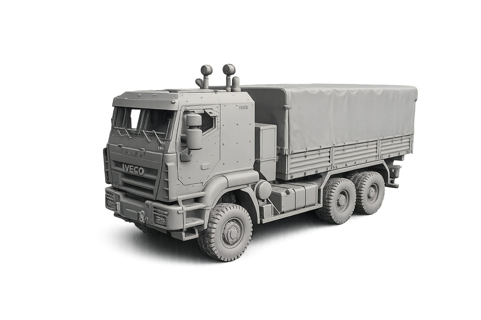IVECO Trakker 6×6 Pritsche mit Planenaufbau Typ 02