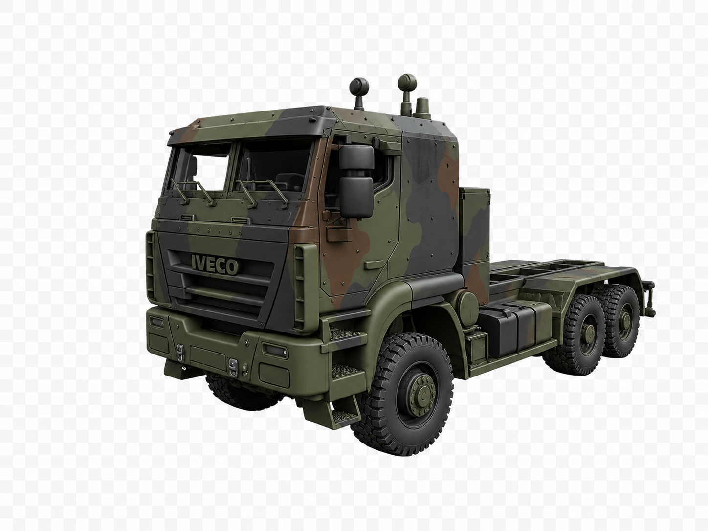 IVECO Trakker 6×6 Fahrgestell mit Fahrerhaus ohne rückwärtigen Aufbau