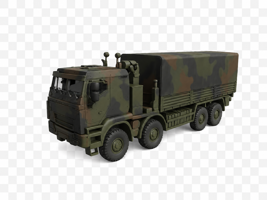 IVECO Trakker 8×8 Pritsche mit geschlossenem Planen-Aufbau Typ 02