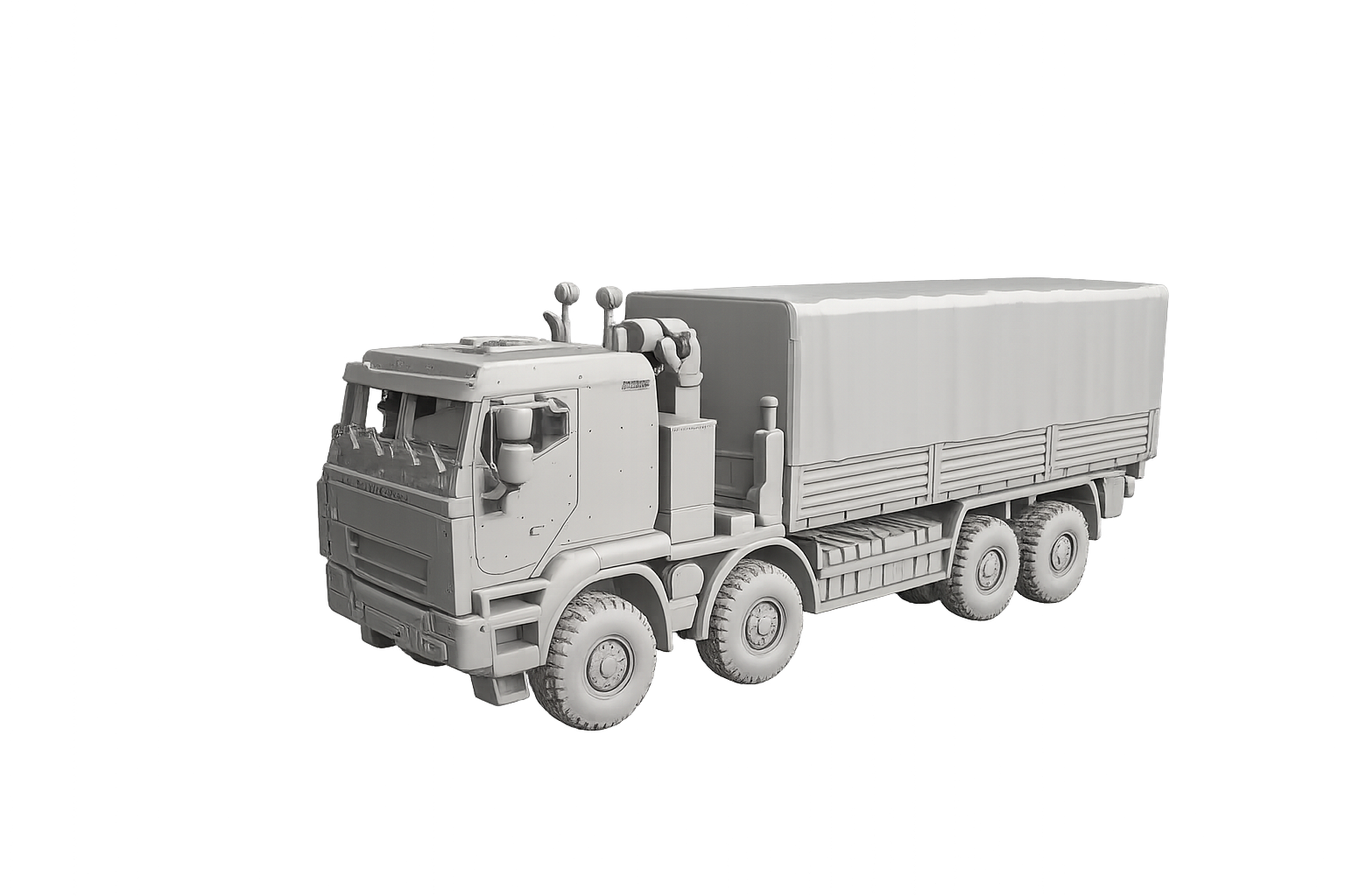 IVECO Trakker 8×8 Pritsche mit geschlossenem Planen-Aufbau Typ 02