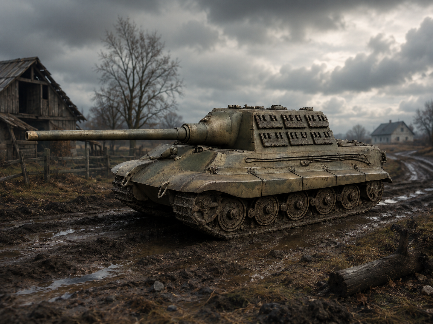 Sd.Kfz. 186 Jagdtiger Panzerjäger Tiger Ausf. B Henschel-Laufwerk
