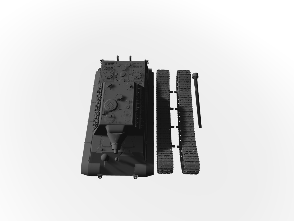 Sd.Kfz. 186 Jagdtiger Panzerjäger Tiger Ausf. B Porsche-Laufwerk
