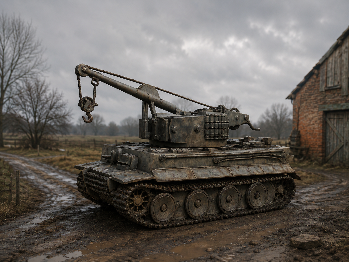 Sd.Kfz. 185 Ladungsleger Tiger Panzerkampfwagen VI Tiger I