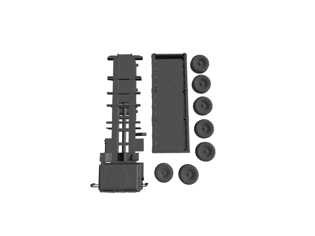 M1085 FMTV Mittlerer militärischer Transportlastwagen Standardkabine mit offener Pritsche