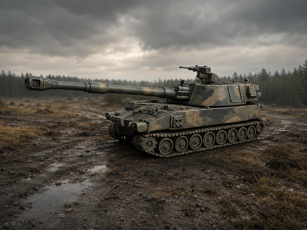 M109A3 155 mm Gepanzerte Selbstfahrlafette