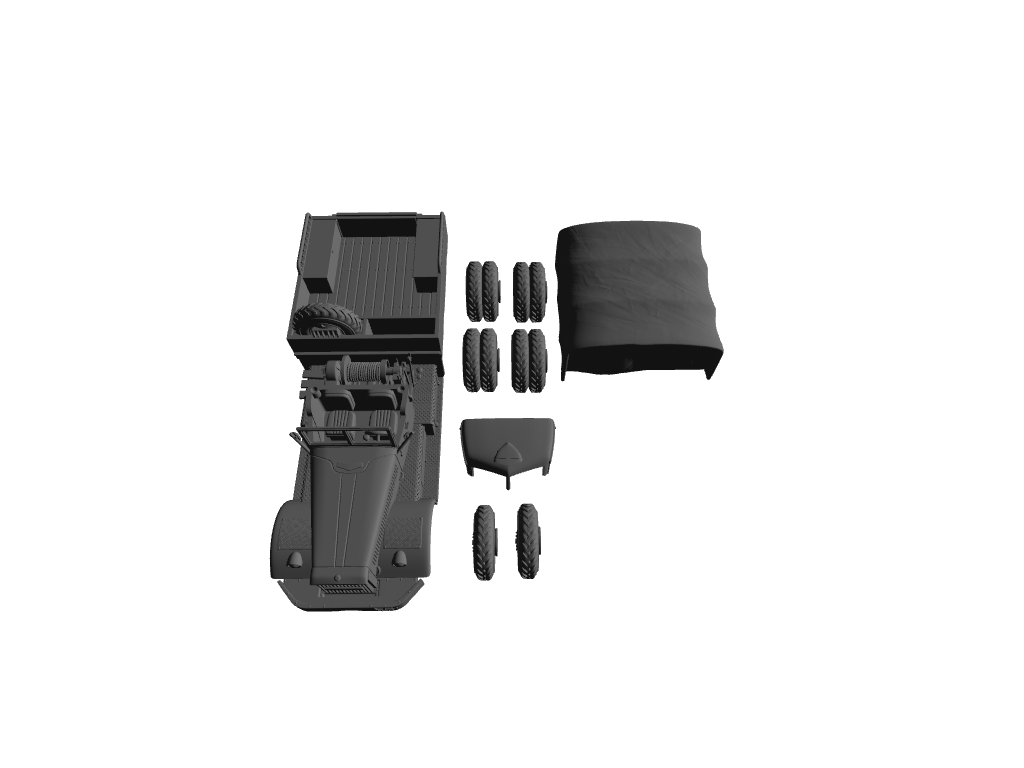 M20 Schwere Panzertransporter- und Ballastzugmaschine mit Planenaufbau