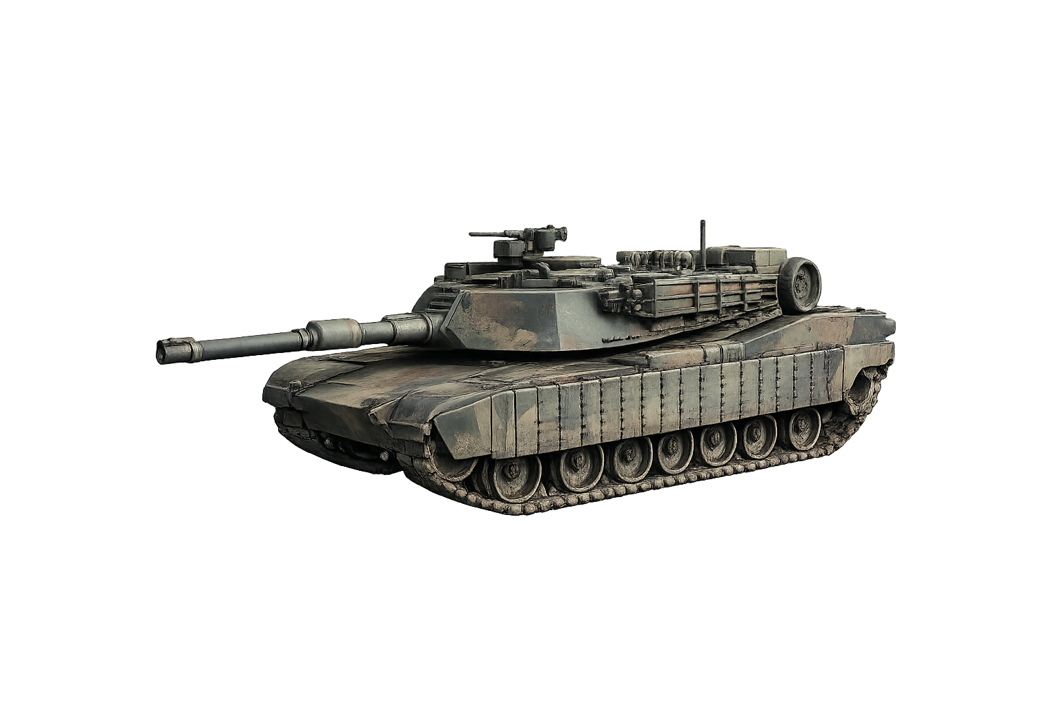 M1A1 Abrams Kampfpanzer TUSK-Elementen