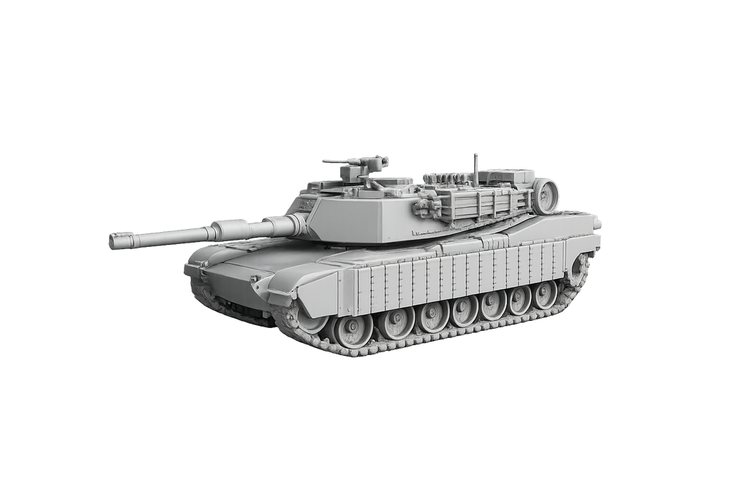 M1A1 Abrams Kampfpanzer TUSK-Elementen