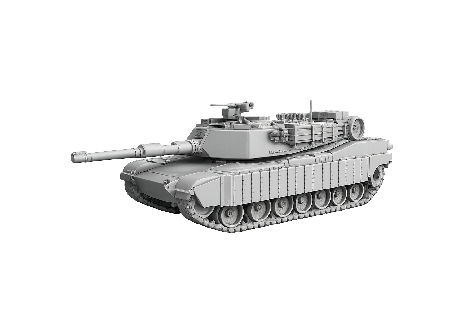 M1A1 Abrams Kampfpanzer TUSK-Elementen