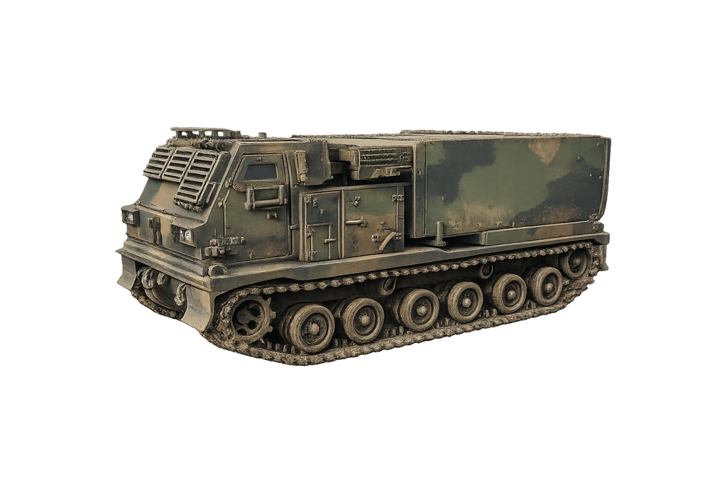 M270 MLRS Gepanzerter Mehrfachraketenwerfer Transport-Modus